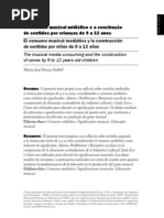 O consumo musical midiático e a construção de sentidos por crianças de 9 a 12 anos