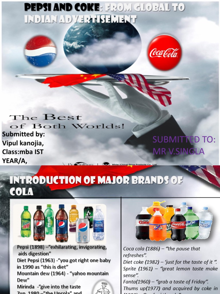 Pepsi and Coke: From Local To Global Advertisement, PDF, Pepsi