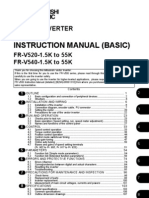 Mitsubishi v500 VFD  0600064-E FR-V500 NA Instruction Manual-Basic