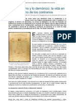 Entre Lo Divino y Lo Demoniaco La Vida en El Dramatismo de Los Contrarios - Ortiz