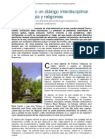 Es Necesario Un Dialogo Interdisciplinar Entre Ecologia y Religiones - Sequeiros