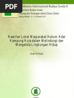 Download Kearifan Lokal Masyarakat Hukum AdatKampung Kuta dalam Melindungi danMengelola Lingkungan Hidup by Ina Rostina SN154754138 doc pdf