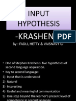 Input Hypothesis