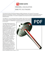 Thermo Well Calculation Paper