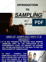 Sampling and Sampling Methods