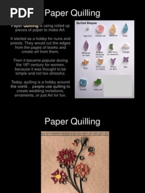 prezentare Quilling