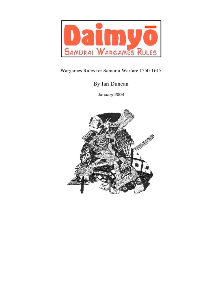 Daimyo Rules 10 | PDF