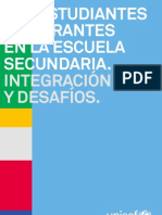 Estudiantes Secundarios Inmigrantes 2012