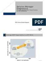 Solution Manager Diagnostics: Efficient and Safe Root Cause Analysis For Sap Netweaver