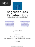 Segredo Testes Psicotecnicos