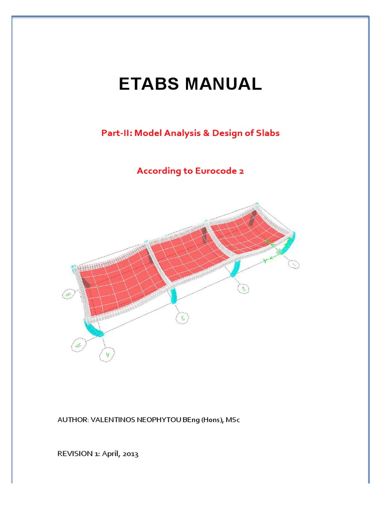 ETABS Slab Design and Analysis Guide | PDF | Structural Load | Bending