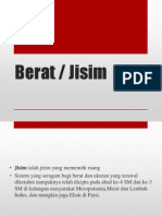 Berat DAN TIMBANGAN