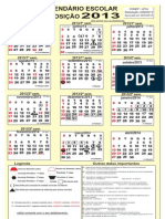 calendário 2013