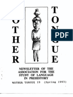 Mother Tongue Newsletter 19 (Spring 1993)