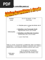 Modelo Cartaz Sabatina