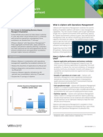 VMware Vsphere With Operations Management Datasheet PDF