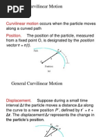 Dynamics Lecture2 General Curvilinear Motion - Rectangular Components and Projectile Motion