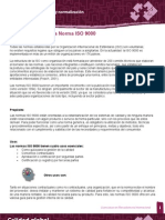 Características de La Norma ISO 9000