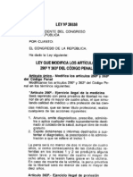 28538-Ley Ejercicio Ilegal de La Profesión - Jun-6-2005