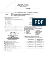 Ujian Sains Tahun 4 Mac