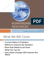 Nonrenewable Resources: John-Nicholas Furst, Raymond Ehlers, and Noah Wade