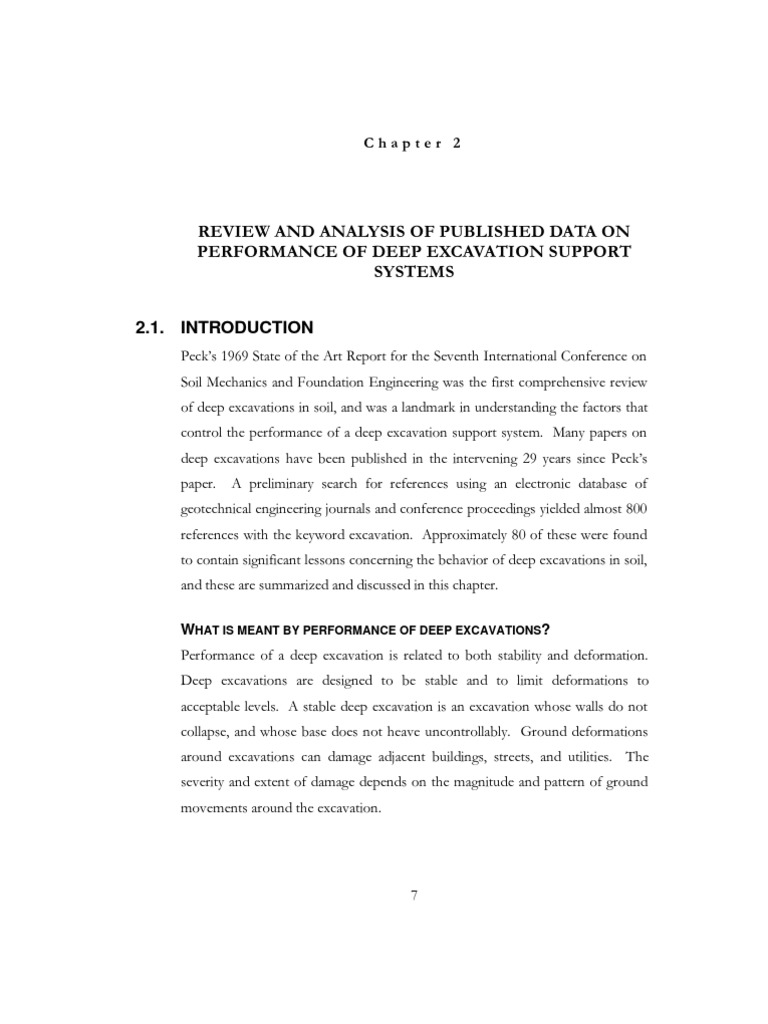 Deep Excavation Shoring Systems Overview | PDF | Deep Foundation | Soil ...