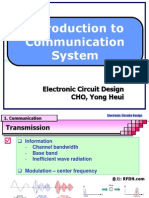 Introduction To Communication System: Electronic Circuit Design CHO, Yong Heui