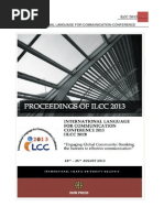 ILCC 2013 Proceedings