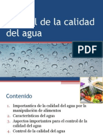 Control de La Calidad Del Agua