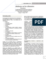 Carbohidratos en Los Alimentos