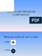 Child Care Comparison