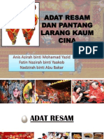 Adat Resam Dan Pantang Larang Kaum Cina