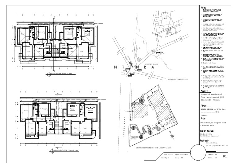 Proposed Residential Apartment Plans | PDF | Science & Mathematics