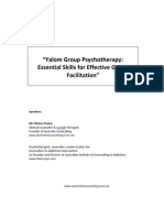 Download Yalom Group Psychotherapy  Essential Skills for Effective Group Facilitation by Clinton Power SN154889333 doc pdf