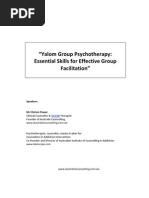 Download Yalom Group Psychotherapy  Essential Skills for Effective Group Facilitation by Clinton Power SN154889333 doc pdf