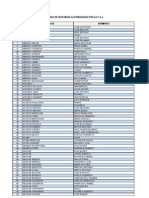 Nomina de Notarios El Salvador 2013