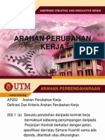 Arahan Perubahan Kerja