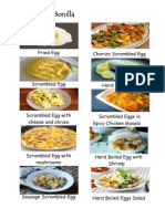 Egg recipes collection under 40 chars