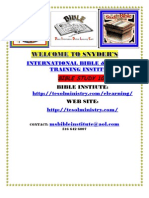 Snyders International Bible and Ministry Training Institue