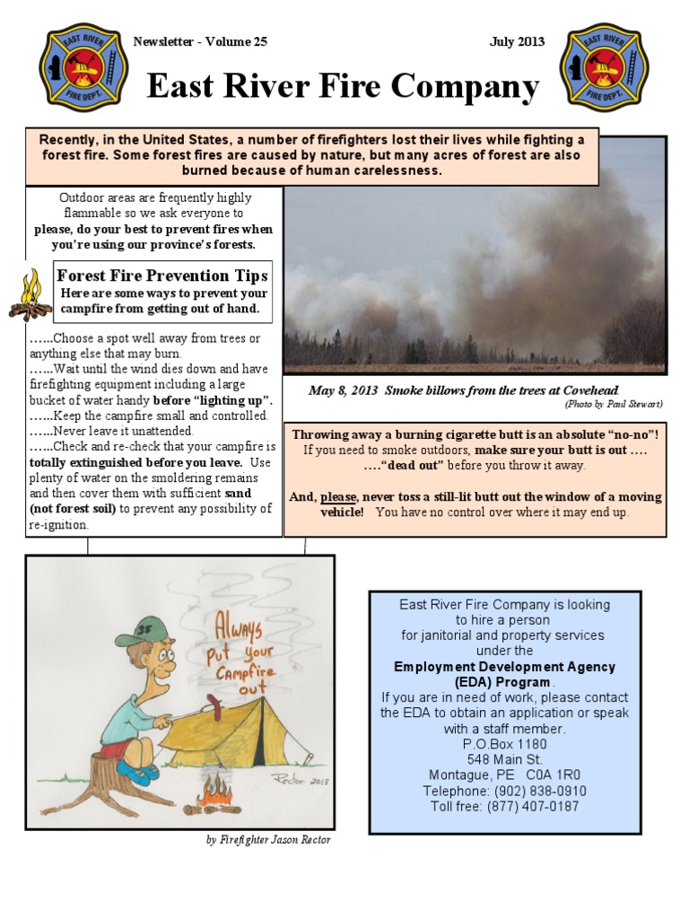 Fire Safety & Community News | PDF | Wildfire | Firefighter