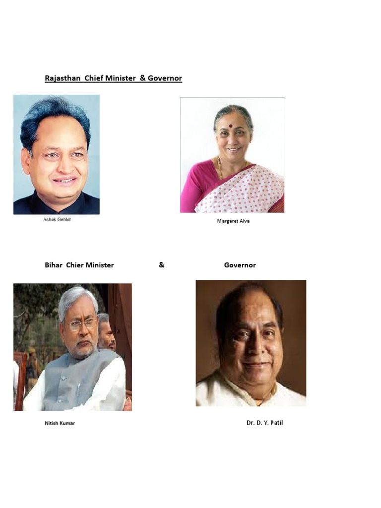 Rajasthan Chief Minister | PDF