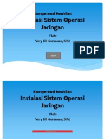 Instalasi Sistem Operasi Jaringan