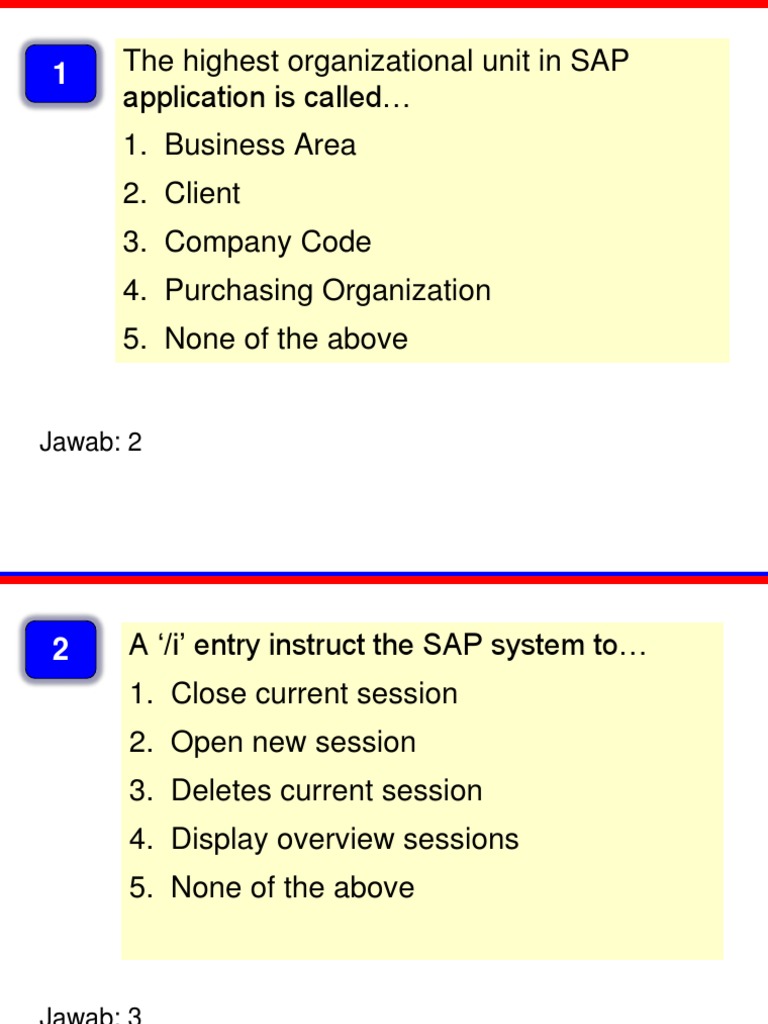 Contoh Soal Sap Financial Accounting Defi Soal