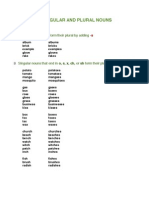 Singular and Plural Nouns