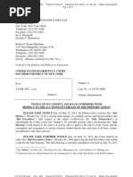 Download In re Atari Inc - NOTICE OF SUCCESSFUL AND BACK-UP BIDDERS WITHRESPECT TO THE AUCTIONS OF CERTAIN OF THE DEBTORS ASSETS126013701588 by Mark Soto SN154934708 doc pdf