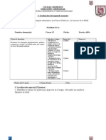 Primera Prueba 8 Basico Segundo Semestre