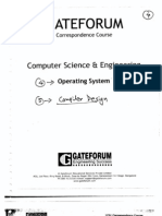 Gate Forum 09 CSE Operating System Practice Set