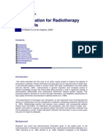 Information For Radiotherapy Patients