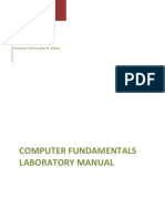 Computer Fundamentals Laboratory Manual: MATS College of Technology