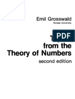 Grosswald Topics From The Theory of Numbers